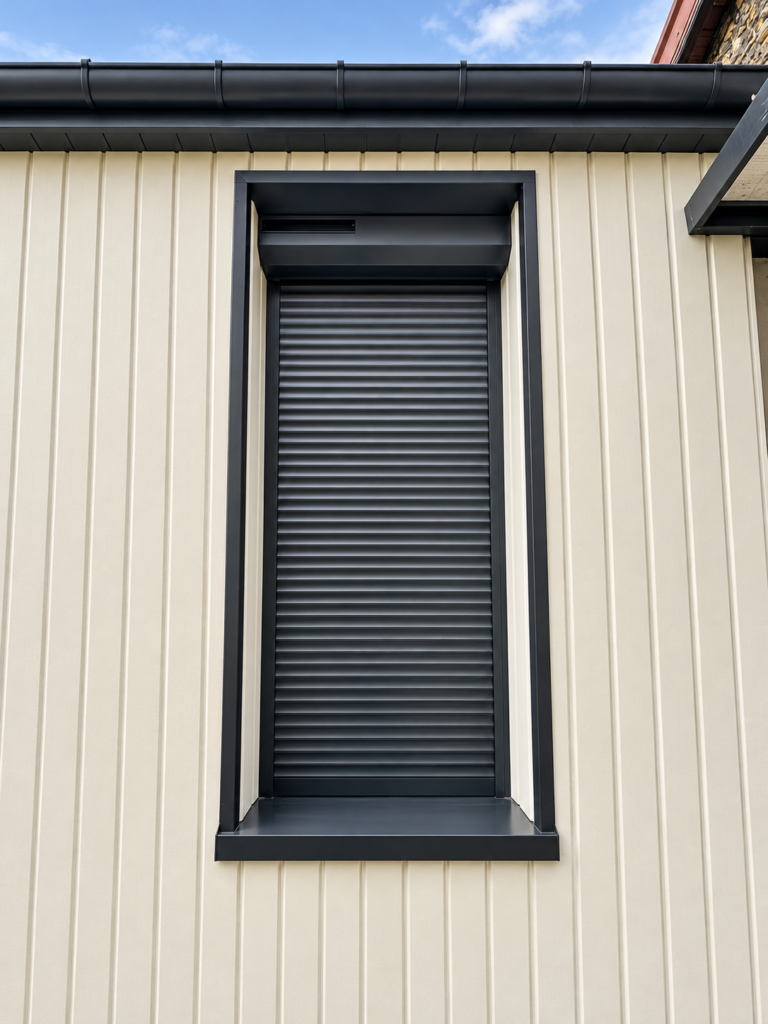 Volet roulant solaire France Fermetures avec motorisation Somfy io